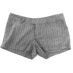 Volcom Grey and White Pinstriped Shorts - New
